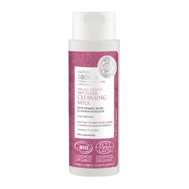 NATURA SIBERICA ORGANIC CERTIFIED MICELLAR AGE-DEFYING CLEANSING MILK, 150ML 